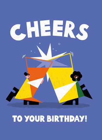 Cheers To Your Birthday Card By Parapaboom