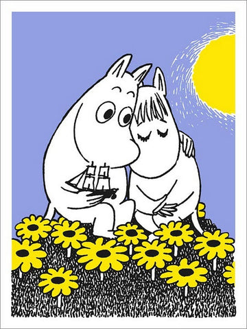 Moomintroll and Snorkmaiden Card