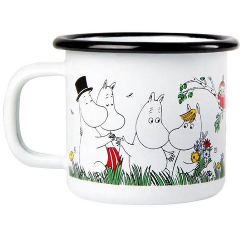 Moomin "Happy family" Enamel Mug