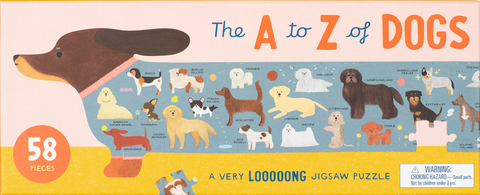 The A to Z of Dogs: A Very Looooong Jigsaw Puzzle
