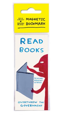 Read Books Magnetic Bookmark By David Shrigley