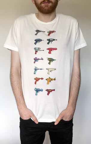 Ray Guns T-Shirt By Adam Simpson