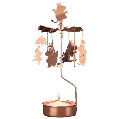 Moomin Family Copper Rotary Candle Holder