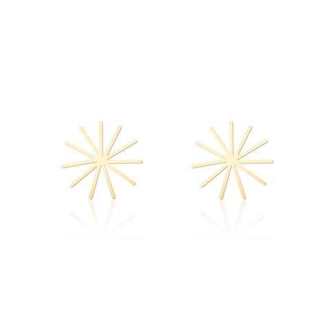 Paper Reed Earrings (XS) Gold