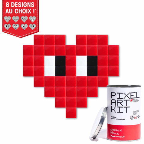 Pixel Art Kit "Heart(s)": Red / Classic