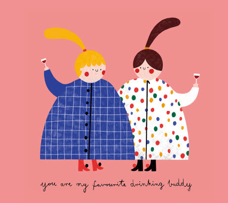 Driking Buddy Card By Daria Solak