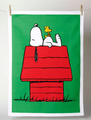 Peanuts Snoopy Tea Towel - House
