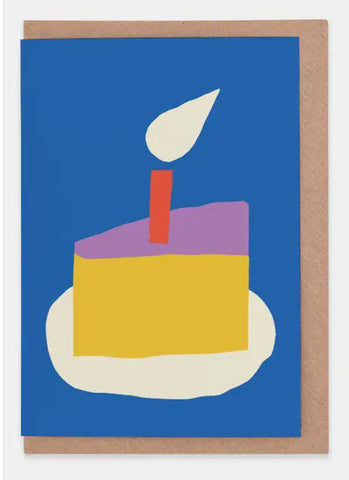 Birthday Cake Greetings Card