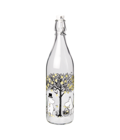 Moomin Apples Glass Bottle 1L