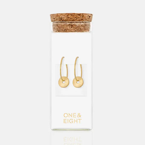Gold Satin Tolvan Earrings