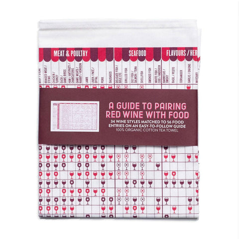 A Guide to Pairing Red Wine With Food Tea Towel