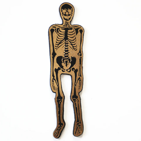 Leather Skeleton Bookmark