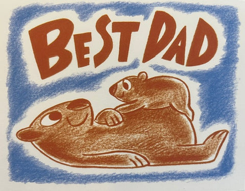 Best Dad Greetings Card