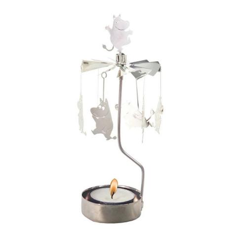 Moomin Silver Rotary Candle Holder