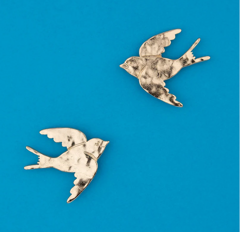 Swallow Gold Earrings