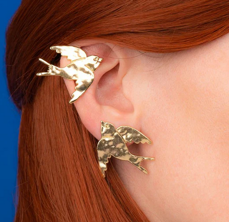 Swallow Gold Earrings