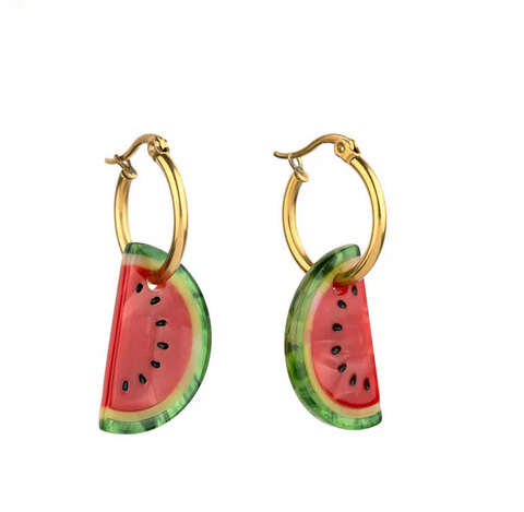 Watermelon Earrings