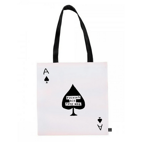 Fucking Ace Tote Bag By David Shrigley