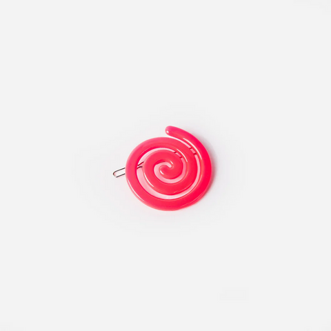 Pink Spiral Clip