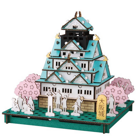 Osaka Castle Paper Craft Model