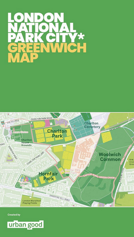 London National Park City: Greenwich Map