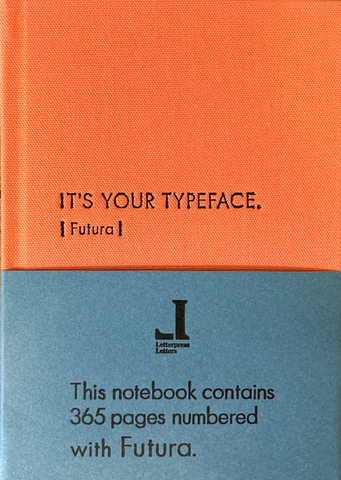 Typeface Notebook - Futura