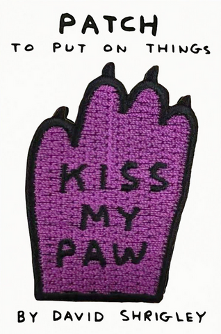 Kiss My Paw Iron on Patch