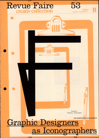 Revue Faire #53 Graphic Designers as Iconographers