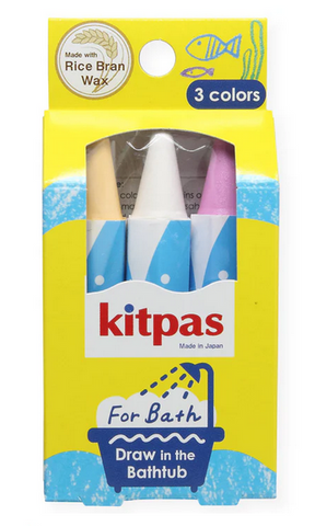 Kitpas Bath Rice Wax Crayons 3 Pack