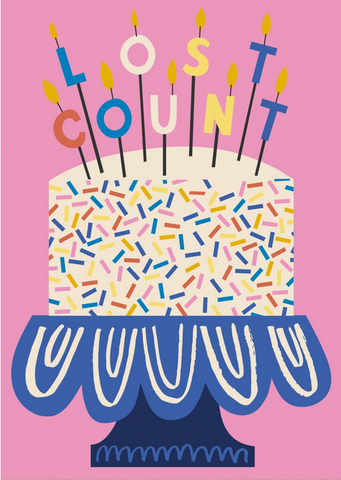 Lost Count - Greeting Card