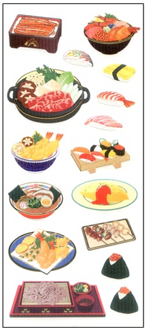 Okuyama Shokai Japanese-style sticker: Japanese Food