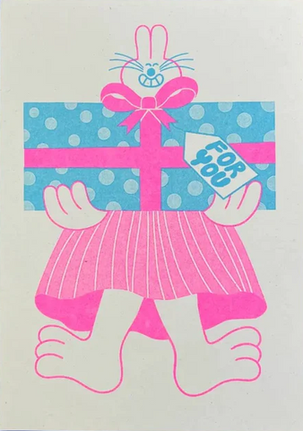 Big Gift For You Greetings Card