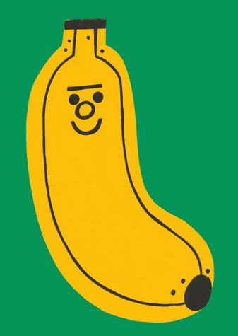 Banana Greetings Card