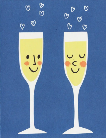 Flirty Fizz Greeting Card