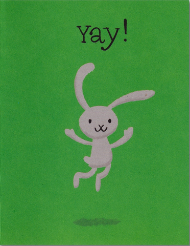 Bunny Hop Greeting Card