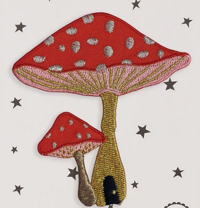 Toadstools Iron On Patch