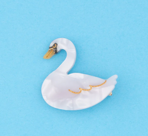 Swan Hair Clip