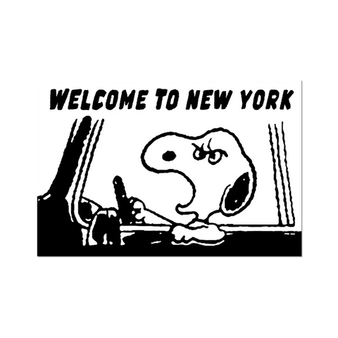 Welcome To New York Sticker