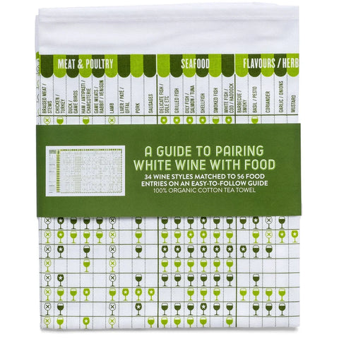 A Guide to Pairing White Wine With Food Tea Towel