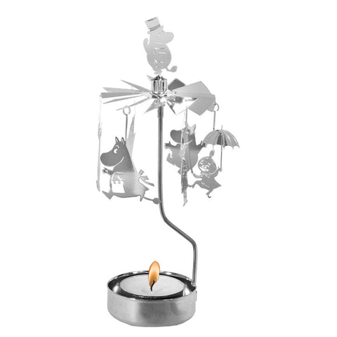 Moomin Silver Rotary Candle Holder