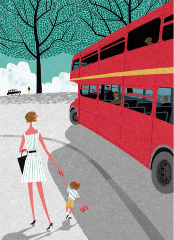 London In The Summer Print By Ryo Takemasa