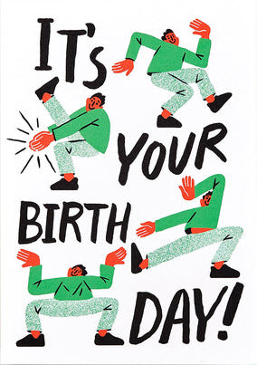 Birthday Dance Card