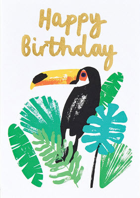 Happy Birthday Toucans Card