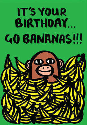 Birthday Bananas Card