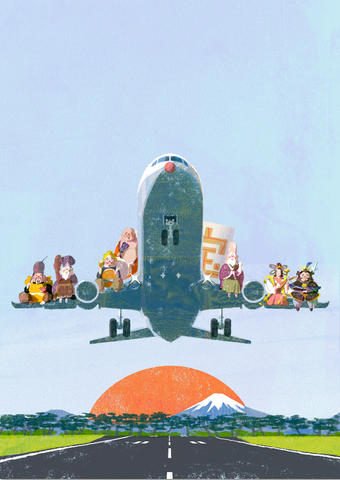 Airplane Print By Tatsuro Kiuchi