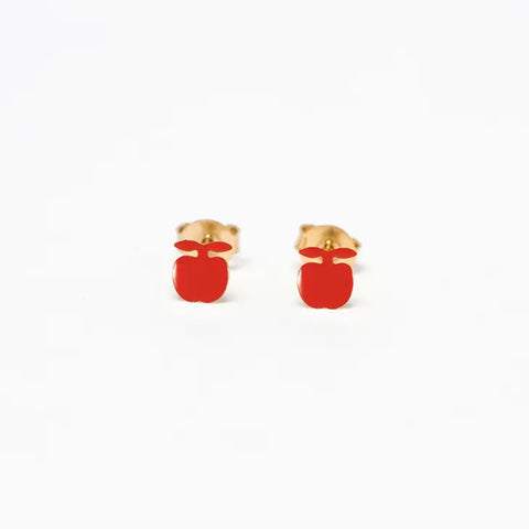 Poppy Apple Earrings