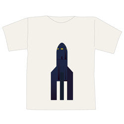 The Space Series: Fritz Lang Space Rocket T-Shirt By Federico Babina