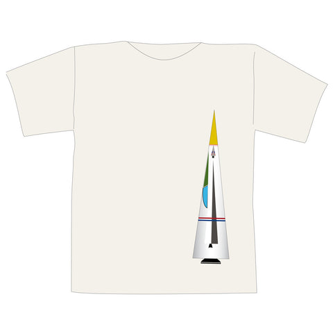 The Space Series: Icarus Space Rocket T-Shirt By Federico Babina