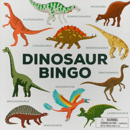 Jogo Bingo dos Dinossauros - ENGENHA KIDS - Produtos e acessórios