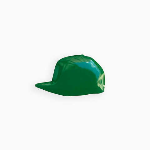 Green Baseball Cap Pin